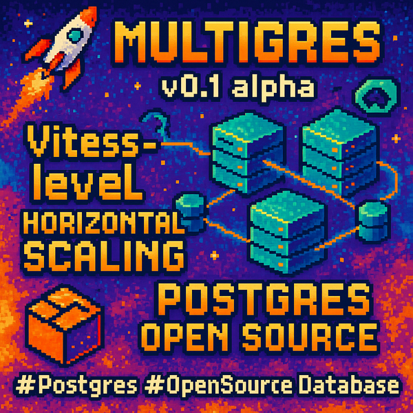 Multigres v0.1 Alpha: Vitess-grade Scaling for Postgres