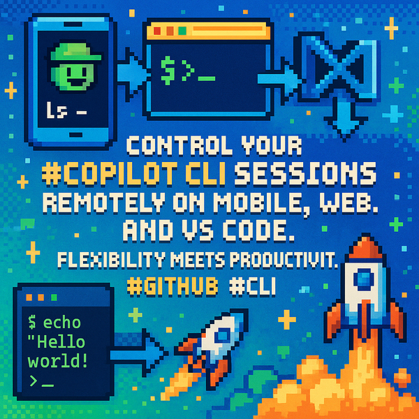 Remote Control for Copilot CLI Sessions Now Generally Available