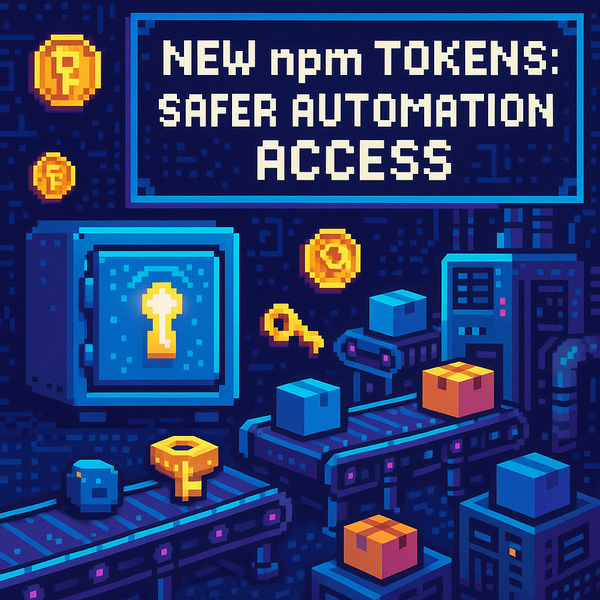 Stage-only npm tokens for safer automation